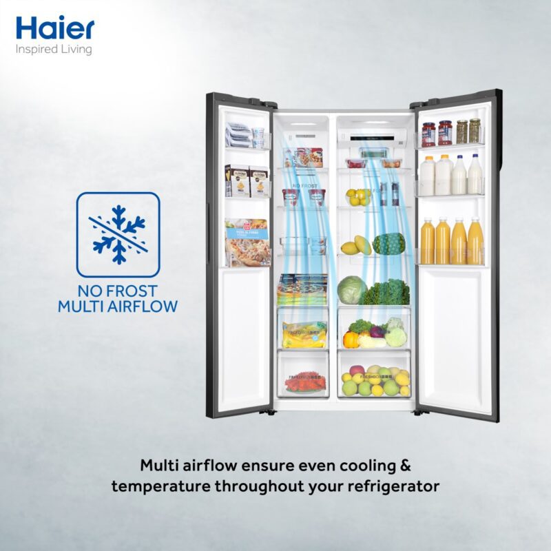 Haier Side by Side Refrigerator Twin Inverter HRF622IBS Lahore
