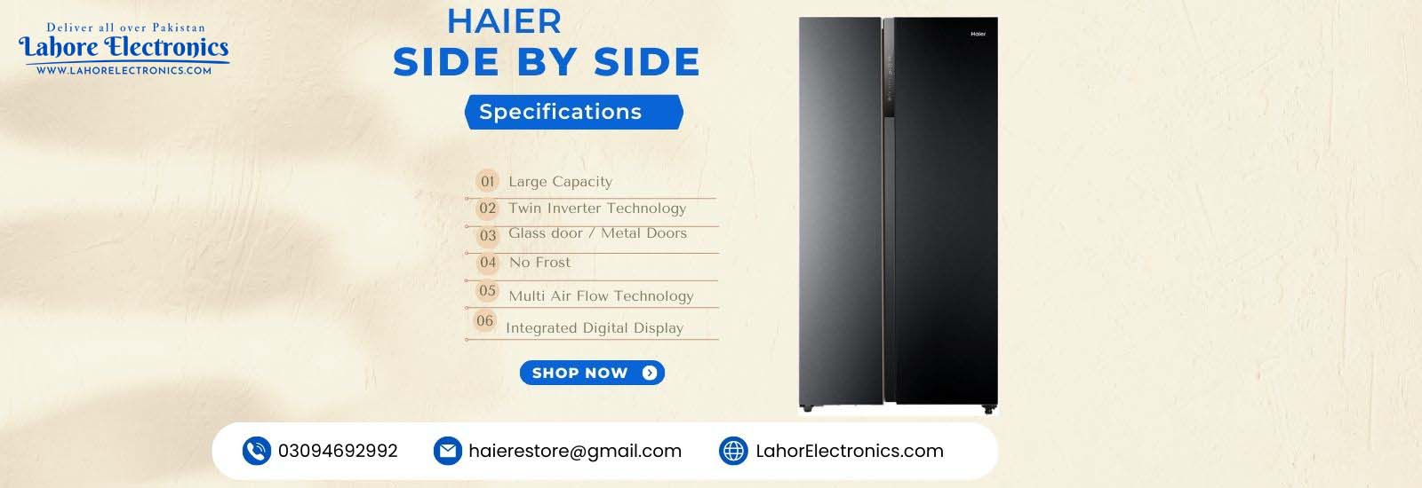 Haier Side by Side Series