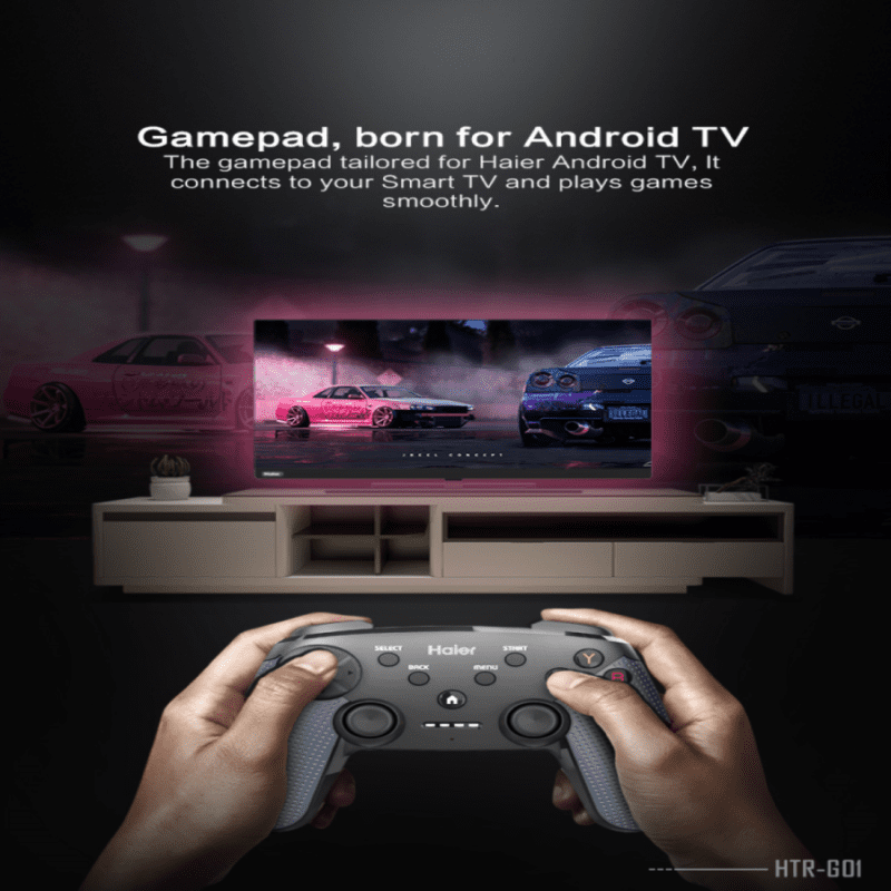 Haier Game Pad For Smart TV Game Playing -Black & Grey Colour - Lahore ...