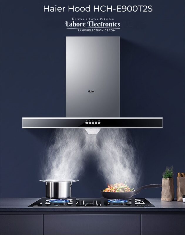 Haier Kitchen Hood HCHE900T2S 90cm T Shaped Button Control